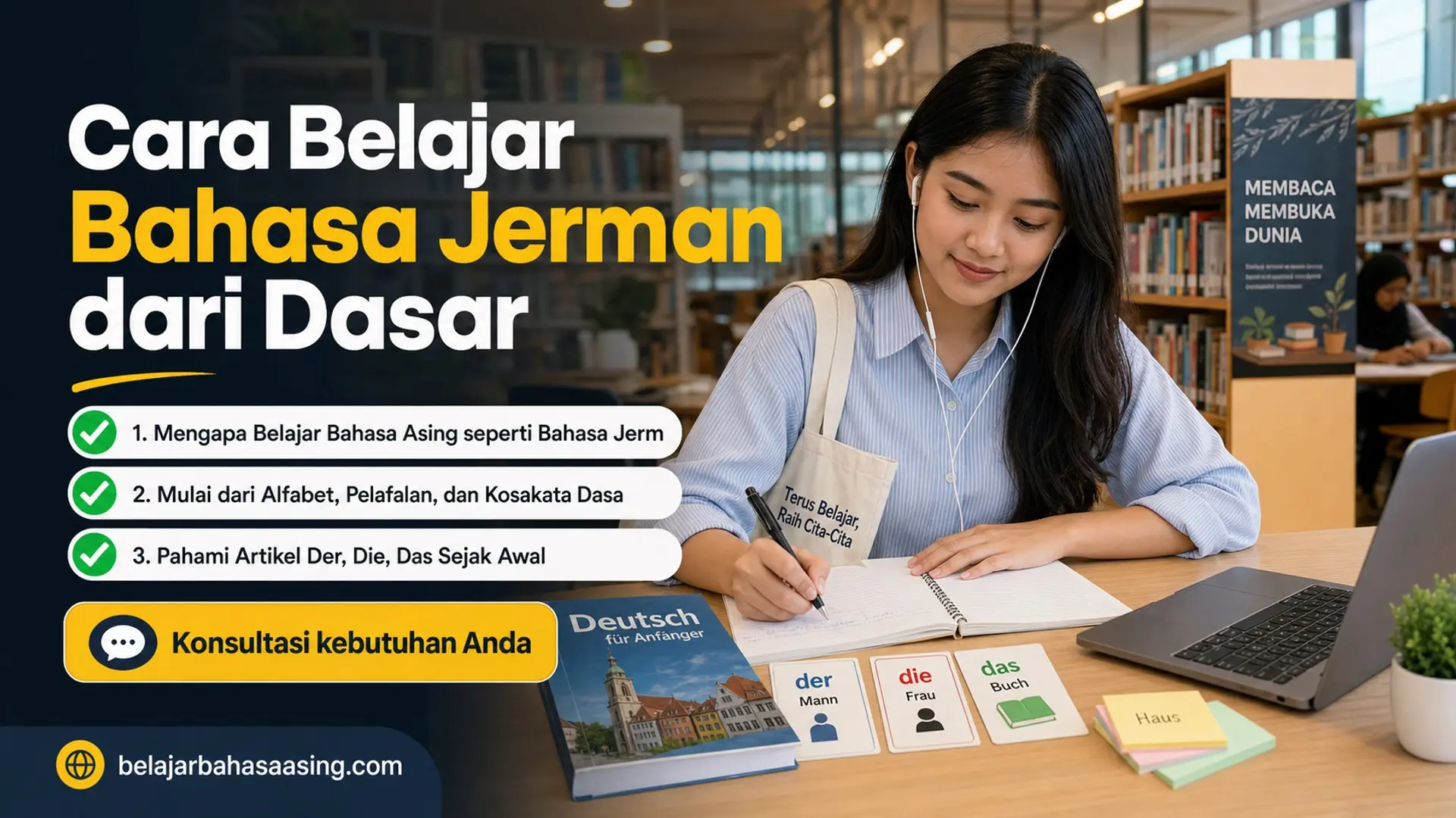 belajar bahasa asing - Cara Belajar Bahasa Jerman dari Dasar