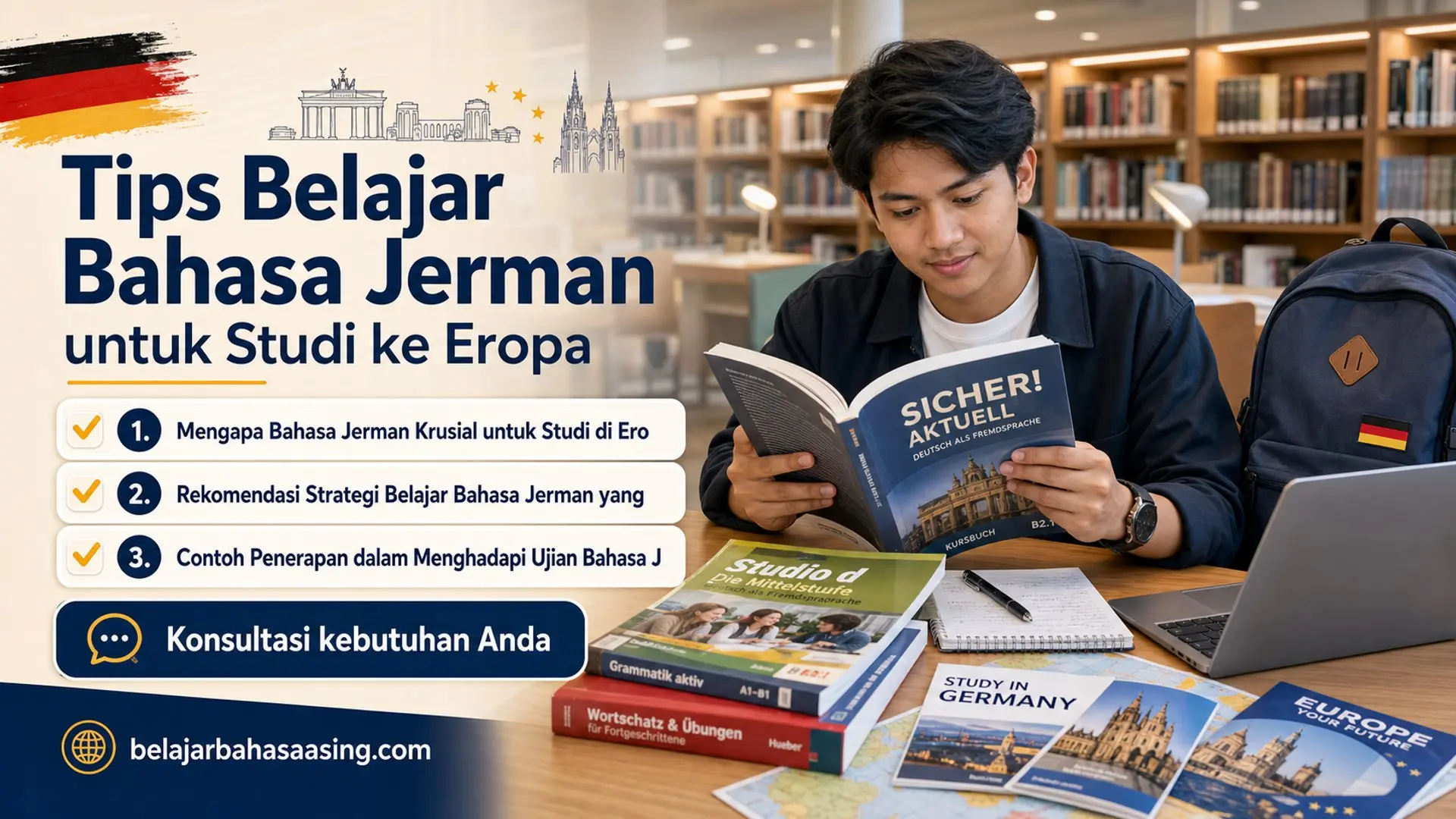belajar bahasa asing - Tips Belajar Bahasa Jerman untuk Studi ke Eropa
