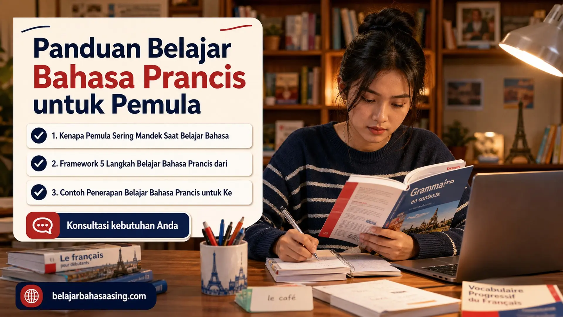 belajar bahasa asing - Panduan Belajar Bahasa Prancis untuk Pemula